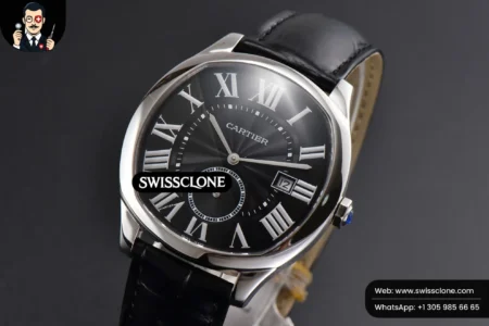 Cartier Drive De Cartier 40mm Black Dial Black Leather High Resolution View