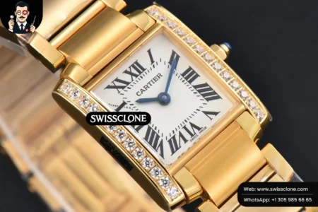 Cartier Tank Francaise Small Diamond 25.7mmx21.2mm 8848F Quartz High Resolution View