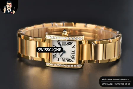 Cartier Tank Francaise Small Diamond 25.7mmx21.2mm 8848F Quartz High Resolution View