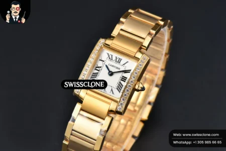 Cartier Tank Francaise Small Diamond 25.7mmx21.2mm 8848F Quartz High Resolution View
