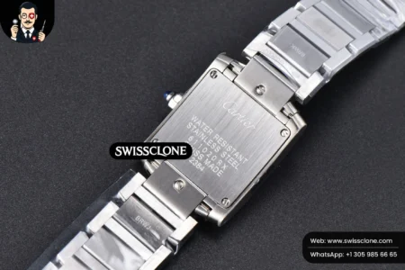 Cartier Tank Francaise Small 25.7mmx21.2mm 8848F Diamond Marker Quartz High Resolution View