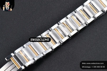 Cartier Tank Francaise Small Diamond 25.7mmx21.2mm 8848F YG/SS Quartz High Resolution View