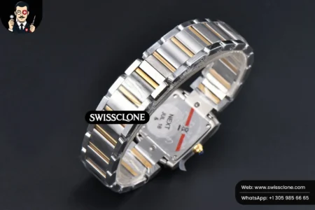 Cartier Tank Francaise Small Diamond 25.7mmx21.2mm 8848F YG/SS Quartz High Resolution View