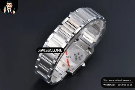 Cartier Tank Francaise Small 25.7mmx21.2mm 8848F Diamond Marker Quartz High Resolution View