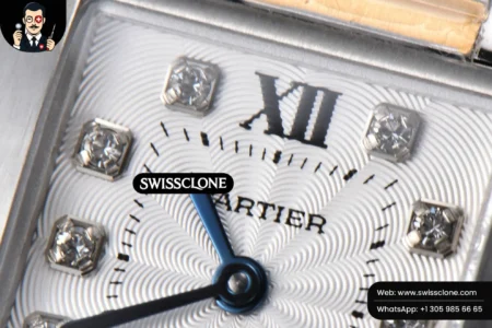 Cartier Tank Francaise Small 25.7mmx21.2mm 8848F Diamond Marker YG/SS Quartz High Resolution View
