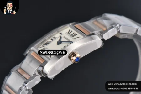 Cartier Tank Francaise Small 25.7mmx21.2mm 8848F RG/SS Quartz High Resolution View