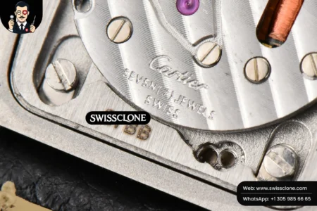 Cartier Tank Must Small 29.5×22mm Diamond K11F White Dial Brown Smooth Quartz High Resolution View