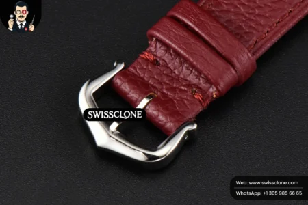Cartier Tank Must Small 29.5×22mm Diamond K11F White Dial Red Litchi Grained Quartz High Resolution View