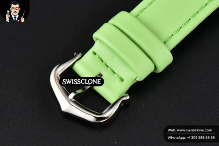 Cartier Tank Must Small 29.5×22mm K11F White Dial Green Smooth Calf Quartz High Resolution View