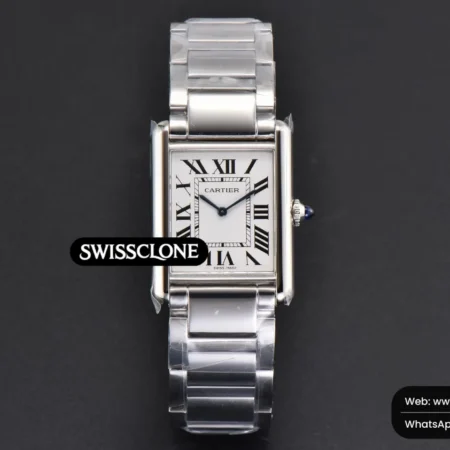 Cartier Tank Must Large 33.7mmx25.5mm K11F White Dial Ronda Quartz High Resolution View