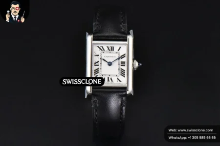 Cartier Tank Must Large 33.7×25.5mm K11F White Dial Black Smooth Quartz High Resolution View