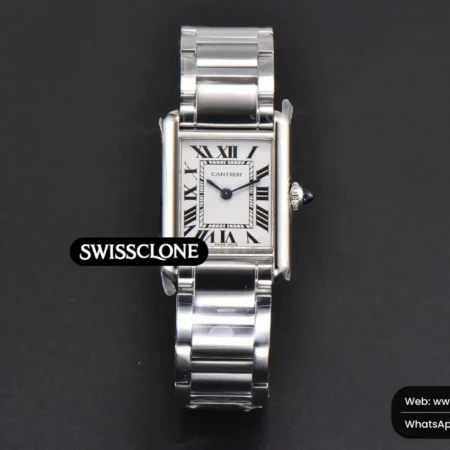 Cartier Tank Must Small 29.5mmx22mm K11F White Dial Ronda Quartz High Resolution View