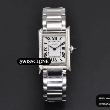 Cartier Tank Must Small 29.5mmx22mm K11F Diamond White Dial Ronda Quartz High Resolution View