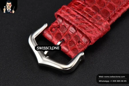 Cartier Tank Must Large 33.7×25.5mm K11F White Dial Red Croc Texture Quartz High Resolution View