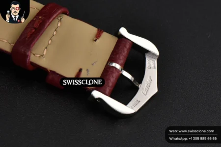 Cartier Tank Must Small 29.5×22mm Diamond K11F White Dial Red Litchi Grained Quartz High Resolution View