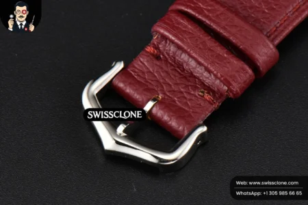 Cartier Tank Must Large 33.7×25.5mm Diamond K11F White Dial Red Litchi Grained Quartz High Resolution View