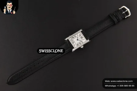 Cartier Tank Must Small 29.5×22mm Diamond K11F White Dial Litchi Grained Smooth Quartz High Resolution View