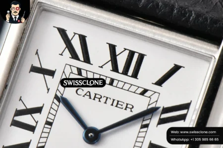Cartier Tank Must Large 33.7×25.5mm K11F White Dial Black Litchi Grained Quartz High Resolution View