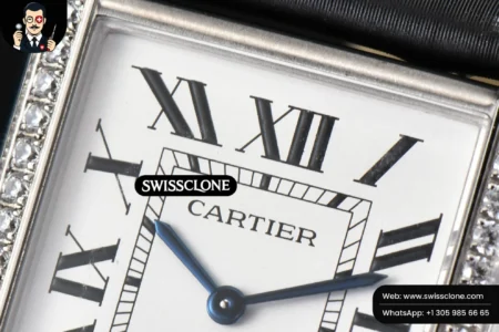 Cartier Tank Must Large 33.7×25.5mm Diamond K11F White Dial Brushed Calf Quartz High Resolution View