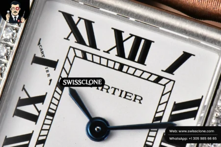 Cartier Tank Must Small 29.5×22mm Diamond K11F White Dial Brown Smooth Quartz High Resolution View