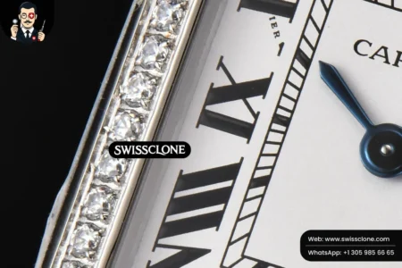 Cartier Tank Must Small 29.5×22mm Diamond K11F White Dial Red Litchi Grained Quartz High Resolution View