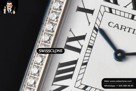 Cartier Tank Must Large 33.7×25.5mm Diamond K11F White Dial Red Litchi Grained Quartz High Resolution View