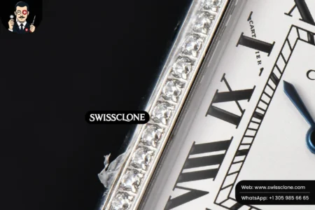 Cartier Tank Must Small 29.5×22mm Diamond K11F White Dial Litchi Grained Smooth Quartz High Resolution View