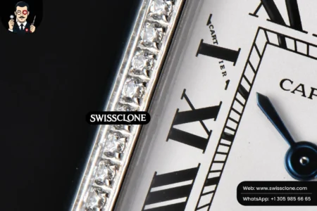 Cartier Tank Must Small 29.5×22mm Diamond K11F White Dial Brown Smooth Quartz High Resolution View
