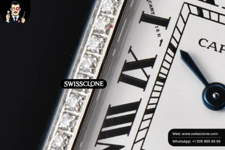 Cartier Tank Must Small 29.5×22mm Diamond K11F White Dial Black Smooth Quartz High Resolution View