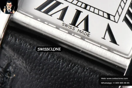 Cartier Tank Must Large 33.7×25.5mm K11F White Dial Black Smooth Quartz High Resolution View