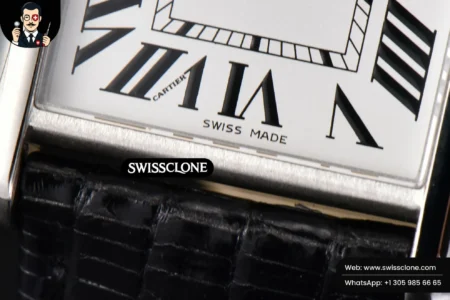 Cartier Tank Must Large 33.7×25.5mm K11F White Dial Black Croc Texture Quartz High Resolution View