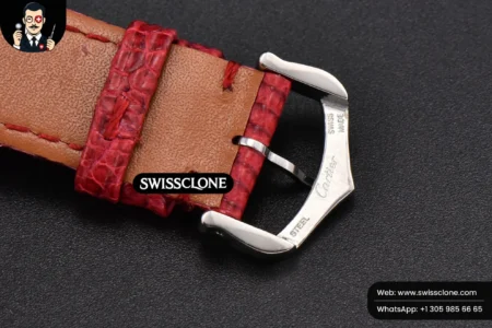 Cartier Tank Must Large 33.7×25.5mm K11F Red Dial Red Corc Texture Leather Quartz High Resolution View