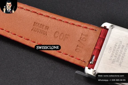Cartier Tank Must Large 33.7×25.5mm K11F Red Dial Red Corc Texture Leather Quartz High Resolution View