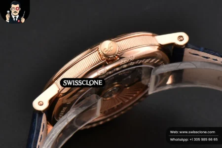 Rolex Breguet Classique 5177 40.5mm LTF Black Dial Digital Marker Blue Leather MY9015 High Resolution View