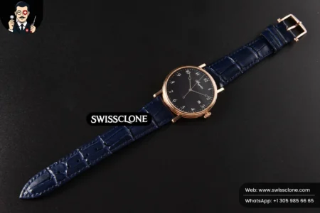 Rolex Breguet Classique 5177 40.5mm LTF Black Dial Digital Marker Blue Leather MY9015 High Resolution View