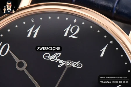 Rolex Breguet Classique 5177 40.5mm LTF Black Dial Digital Marker Blue Leather MY9015 High Resolution View