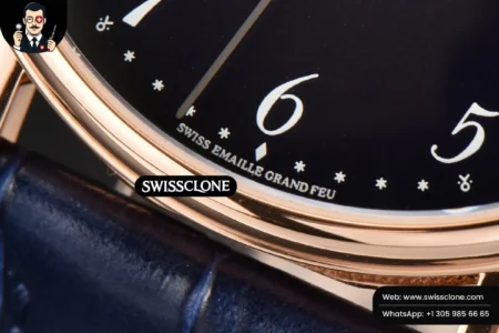 Rolex Breguet Classique 5177 40.5mm LTF Black Dial Digital Marker Blue Leather MY9015 High Resolution View