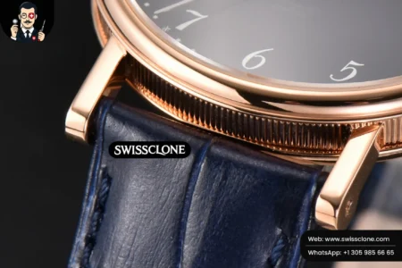 Rolex Breguet Classique 5177 40.5mm LTF Black Dial Digital Marker Blue Leather MY9015 High Resolution View