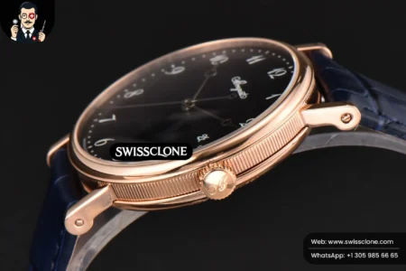 Rolex Breguet Classique 5177 40.5mm LTF Black Dial Digital Marker Blue Leather MY9015 High Resolution View