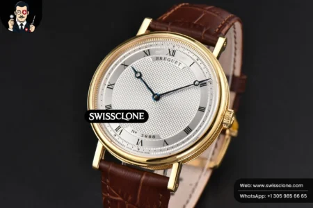 Rolex Classique 5177 38.5mm LTF White Dots Dial Roma Marker Brown Leather MY9015 High Resolution View