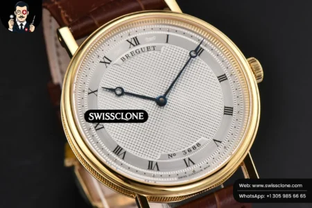 Rolex Classique 5177 38.5mm LTF White Dots Dial Roma Marker Brown Leather MY9015 High Resolution View