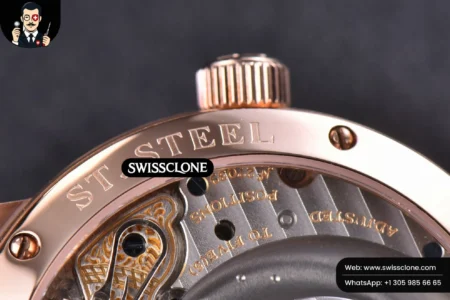 Rolex Glashütte Original PanoMatic Lunar TZF 40mm White Dial Black Leather (ZF Factory) High Resolution View