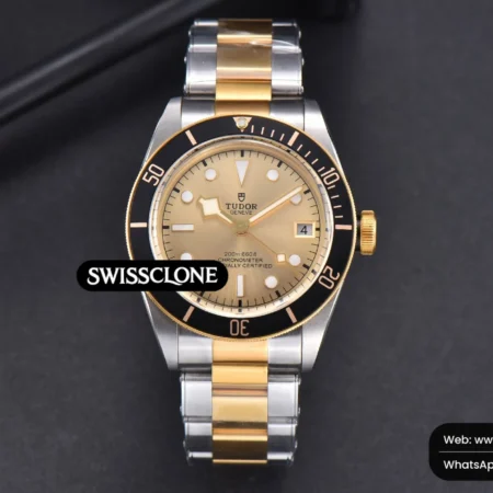 Tudor Heritage Black Bay S&G 41mm Dial YG/SS High Resolution View
