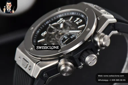 Hublot Big Bang Unico 45mm BBF Skeleton Dial Ceramic Bezel Black Rubber High Resolution View