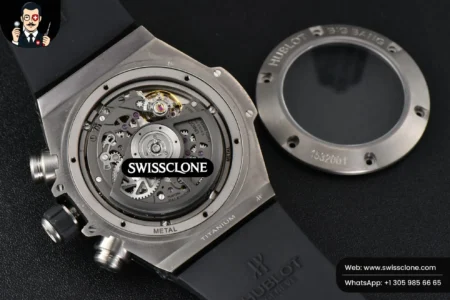 Hublot Big Bang Unico 45mm BBF Skeleton Dial Ceramic Bezel Black Rubber High Resolution View