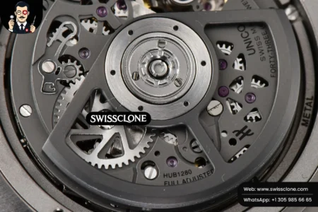 Hublot Big Bang Unico 45mm BBF Skeleton Dial Ceramic Bezel Black Rubber High Resolution View