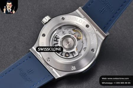 Hublot Classic Fusion 42mm JJ+F Blue Dial Blue Leather High Resolution View