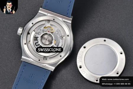 Hublot Classic Fusion 42mm JJ+F Blue Dial Blue Leather High Resolution View