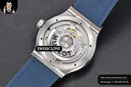Hublot Classic Fusion 42mm JJ+F Blue Dial Blue Leather High Resolution View