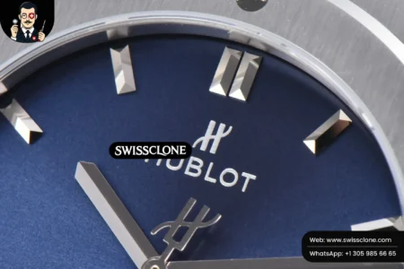 Hublot Classic Fusion 42mm JJ+F Blue Dial Blue Leather High Resolution View